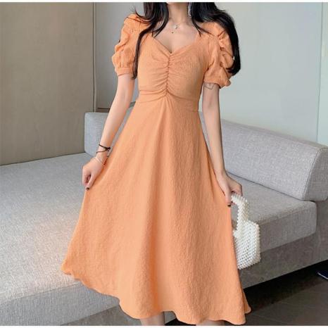 sd-17855 dress-orange
